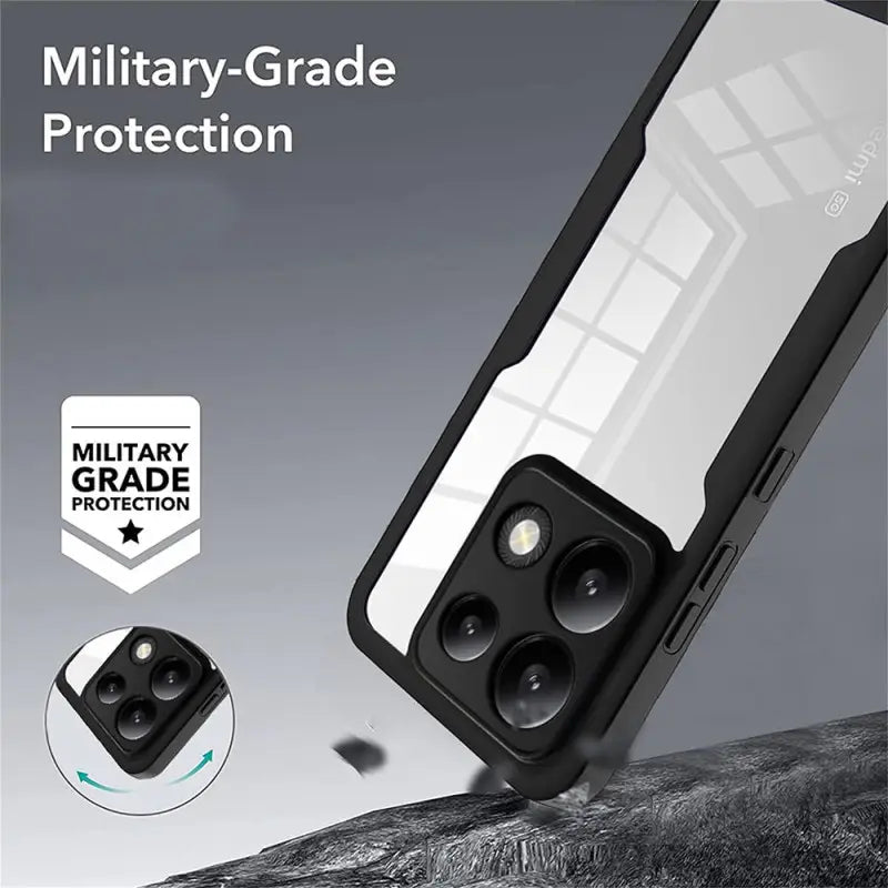 Techsuit – ColorVerse 360 Series obostrana zaštitna maska za Xiaomi Redmi Note 13 Pro 5G / Poco X6 – crna