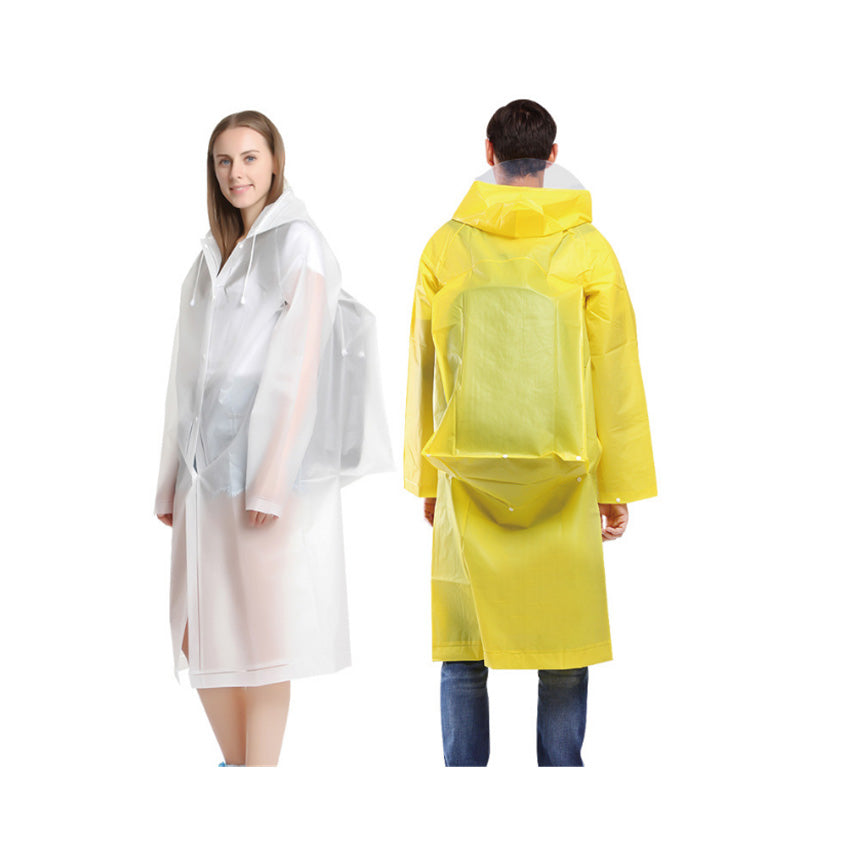 Jednokratna kabanica pončo Crvena