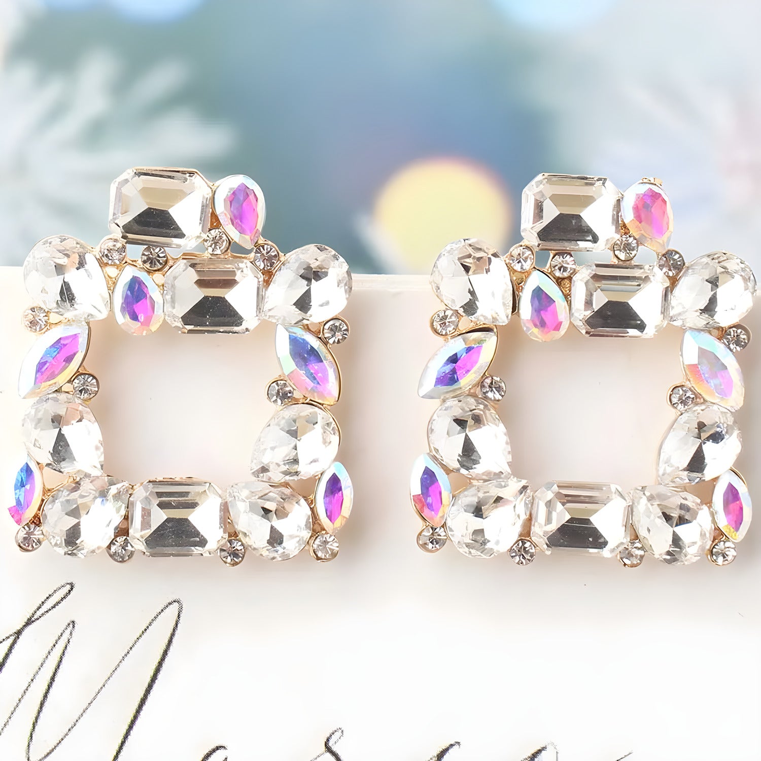 Naušnice Kristal - Srebrna KP39520