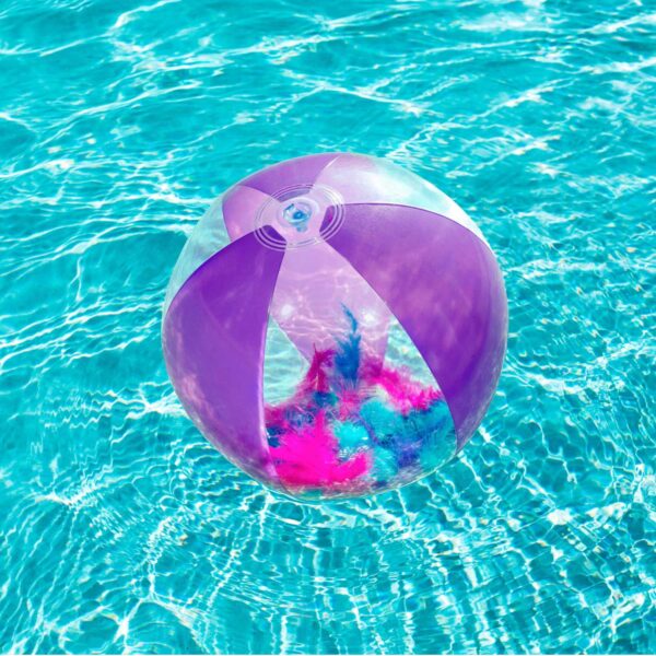 Lopta za plažu s perjem – Šarena lopta za more, bazen i ljetne igre