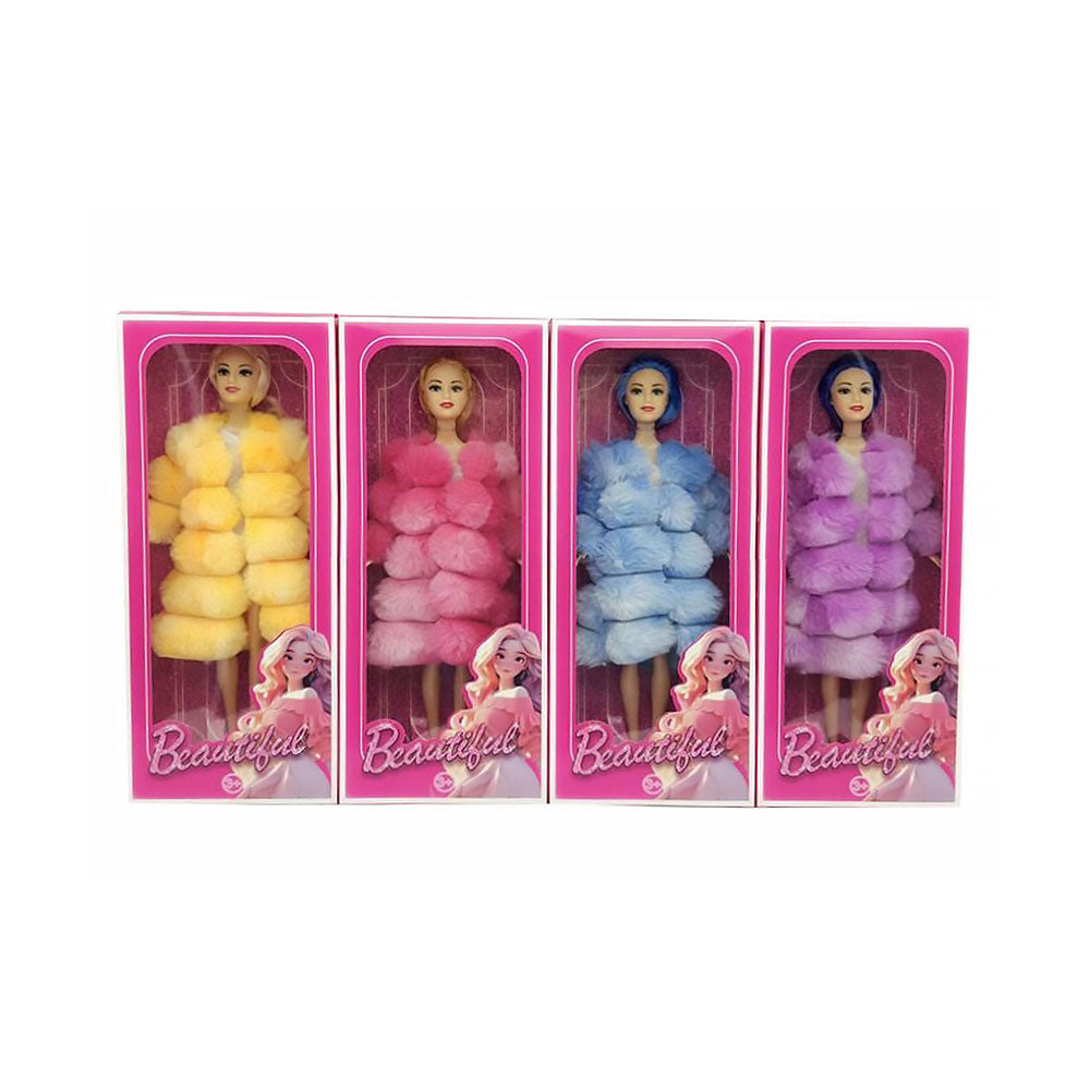 Lutka u bundi – Beautiful Doll (4 boje) Roza