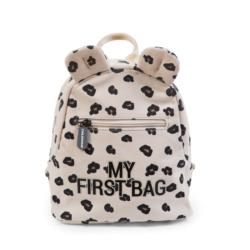 Childhome Ruksak My First bag, Canvas Leopard