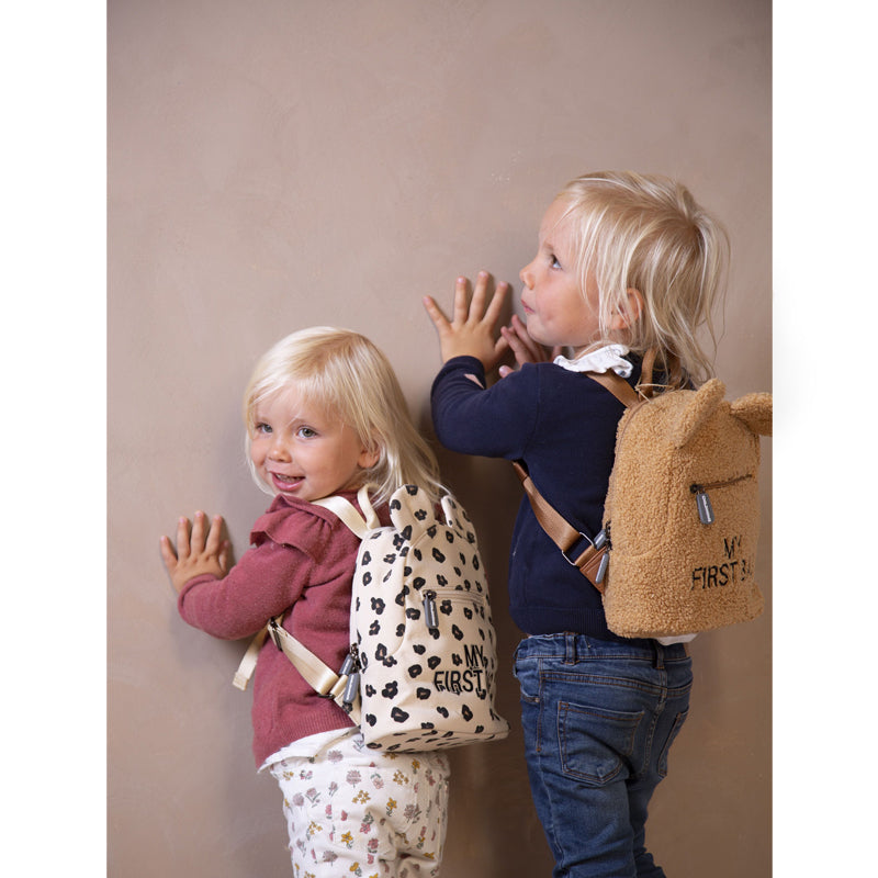 Childhome Ruksak My First bag, Canvas Leopard
