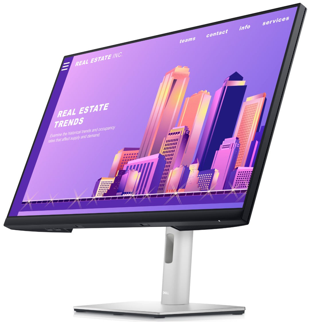 REFURBISHED - Monitor 27" Dell P2722H, FHD, IPS - GRADE A (JAMSTVO: 12 MJ.)