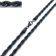 Muška Ogrlica - Crna / 50cm / 2mm KP34712