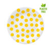 Tanjuri papirnati Dots 18cm 6kom Roza