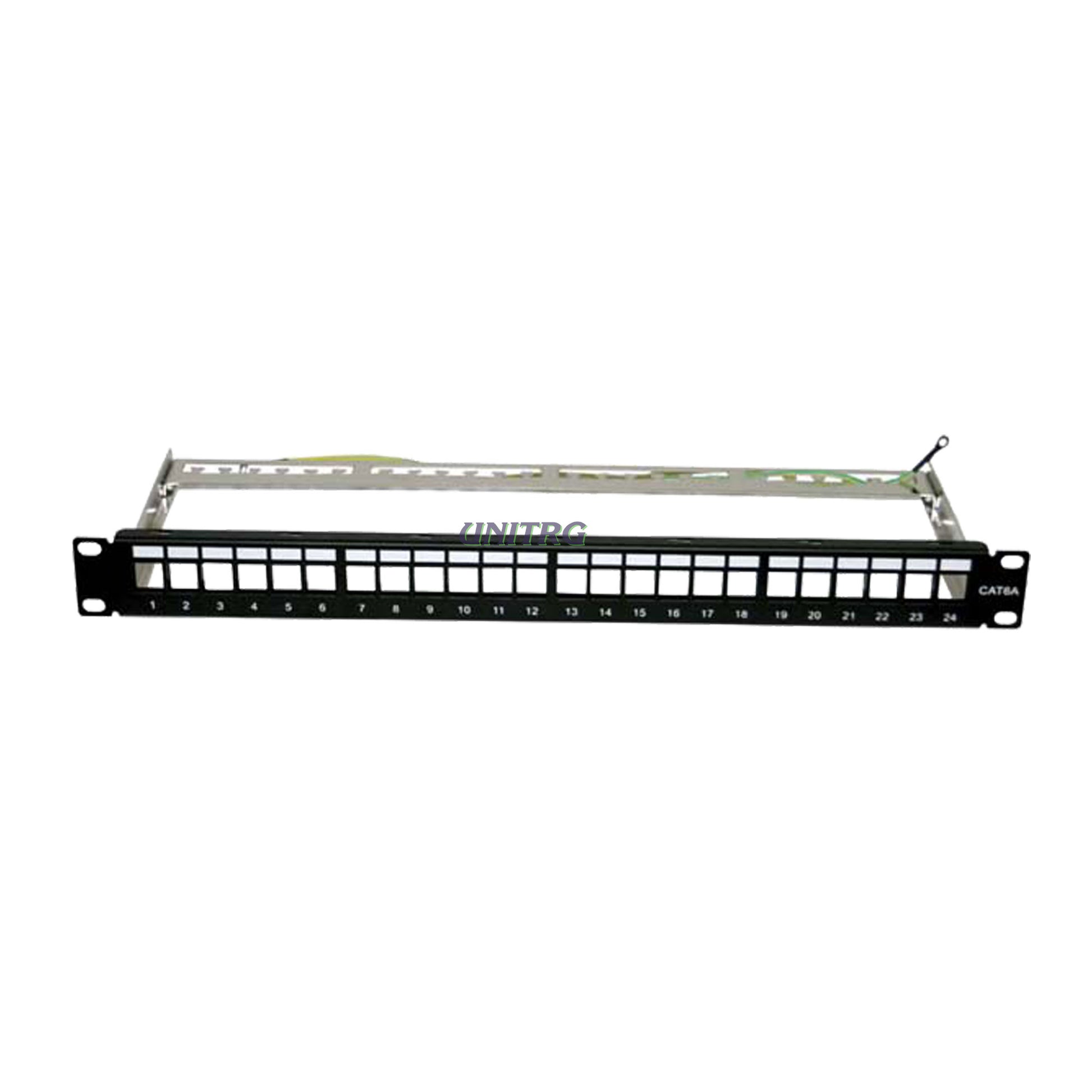 Patch panel frame 24P za STP Cat6A