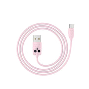 HOCO USB Kabel - KX1 USB - C 1m - Ružičasta KP22747