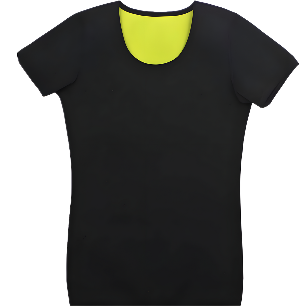Ženska Neoprenska Fitness Majica FS - 40417 - Crna / Žuta / M KP40417