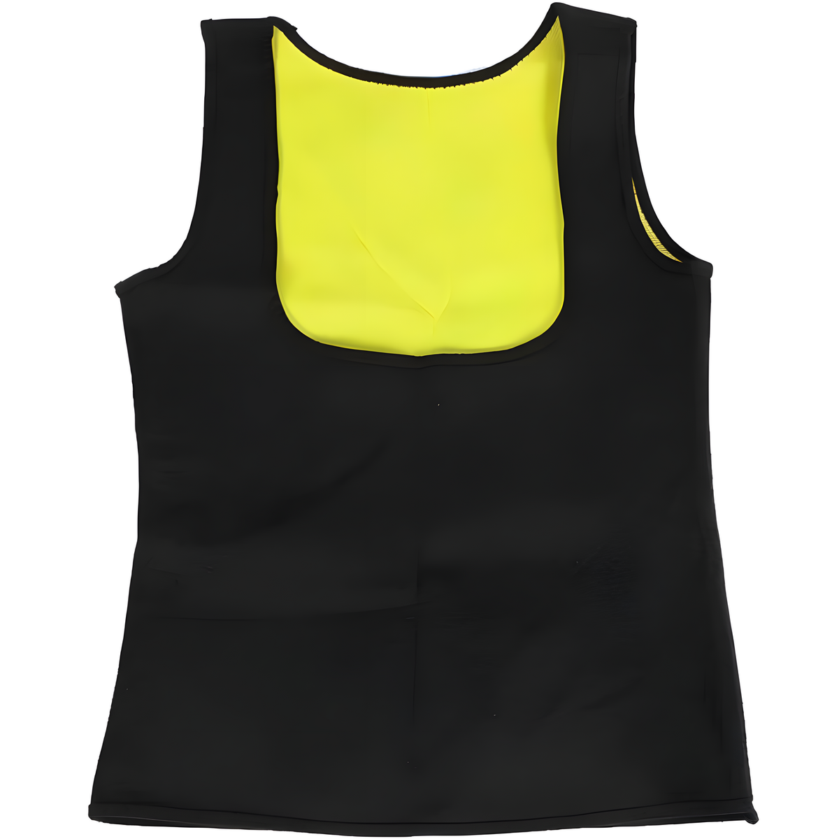 Ženska neoprenska fitness majica FP - 40427 - Crna / Žuta / M KP40427