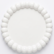 Dizajnerski pladanj Rondo - Bijela KP41117