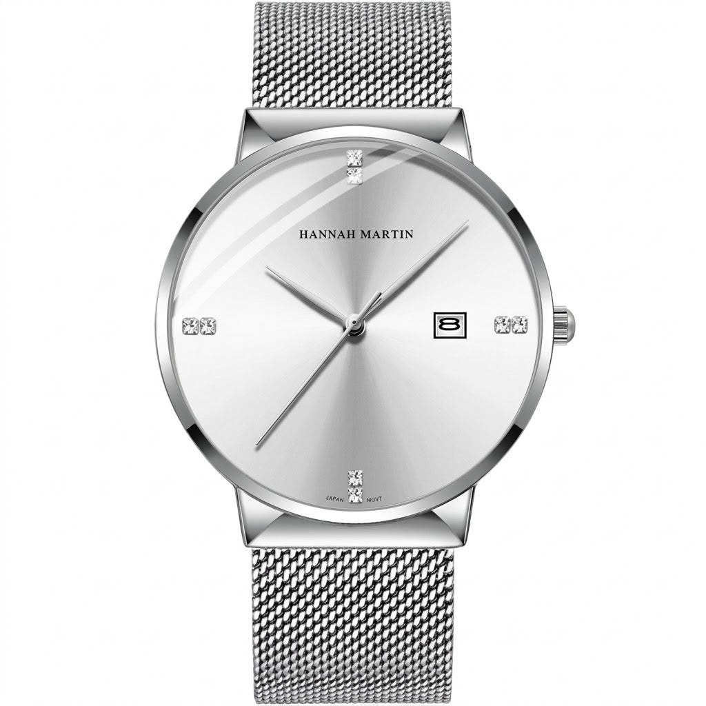 Muški Sat HANNAH MARTIN HM - 41351 - Srebrna KP41351
