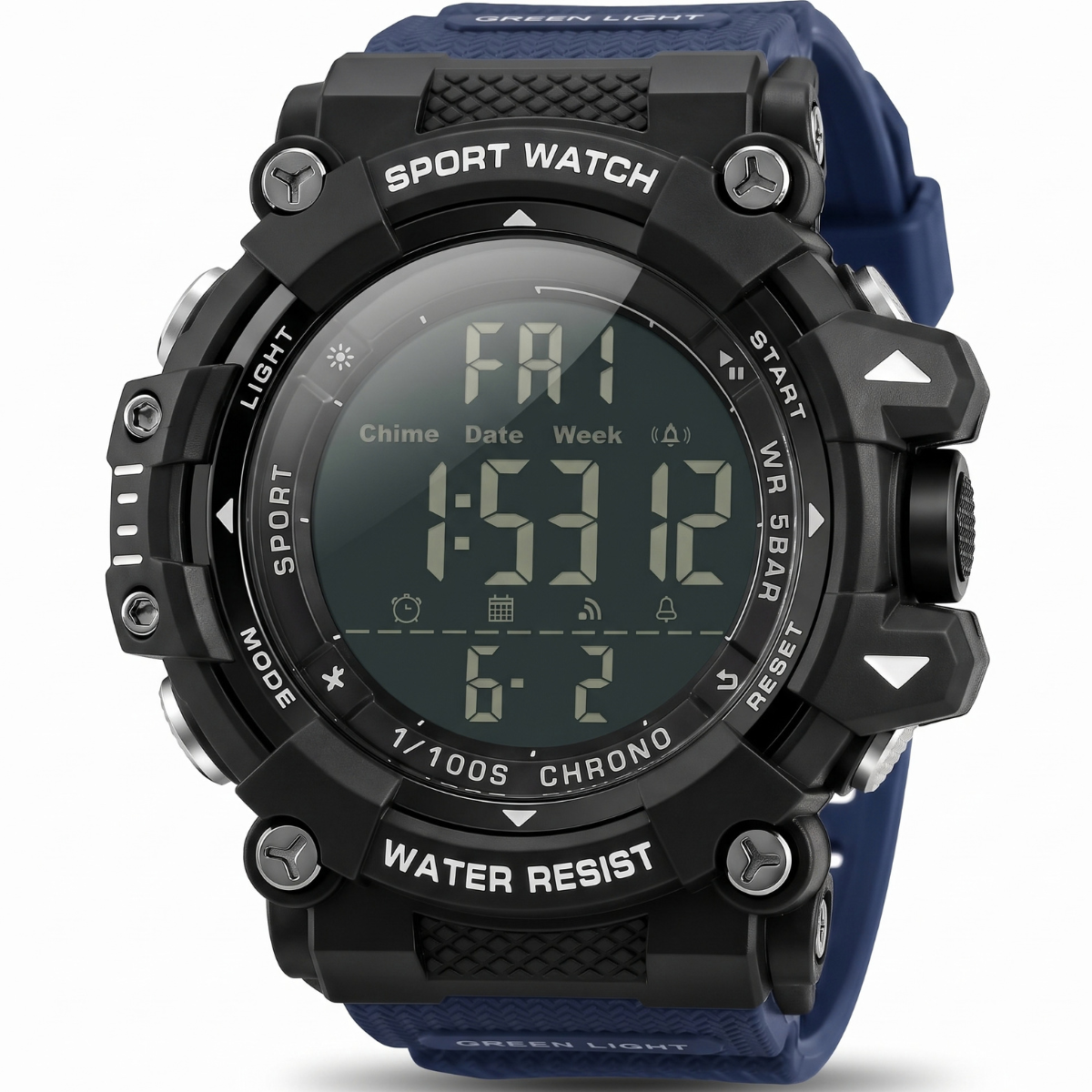 Sat SANDA LA-41973 - Plavi / Crni KP41973