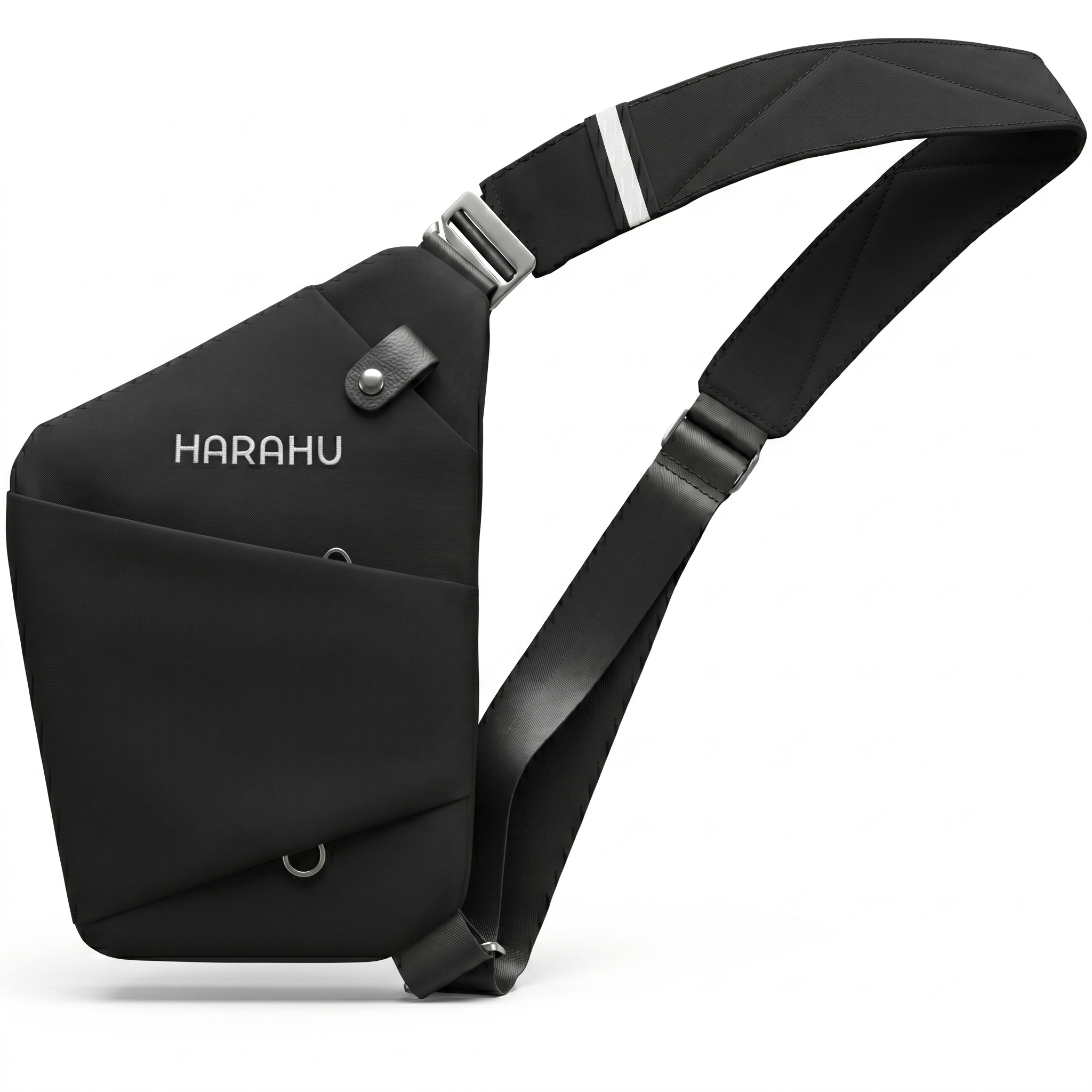 Muška Crossbody Torba HARAHU Vector - Crna KP40321