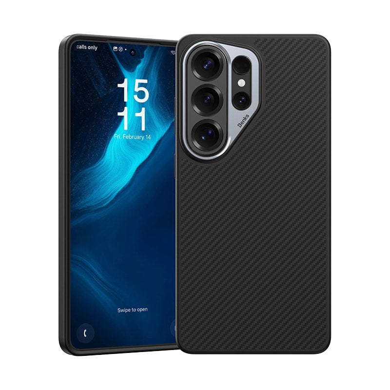 Benks Magnetic Armor Pro Kevlar maska sa metalnim okvirom za Samsung Galaxy S26 Ultra – crna