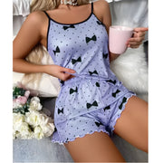 Kratka ženska pidžama BO-30583 - Plava / L KP30583