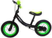 Bicikl bez pedala R3 - crno/zeleni