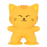 SQUISHY Stuck Cat 9,5 cm – Ljepljiva antistres mačkica za djecu Žuta