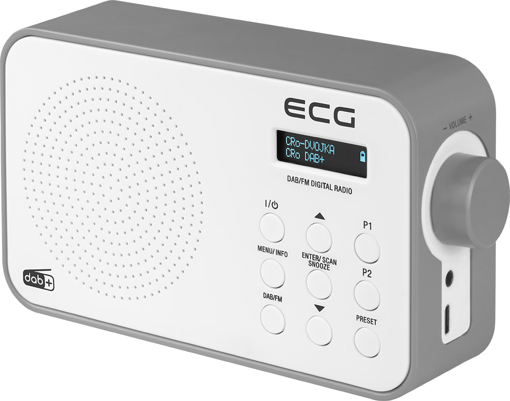 FM radioECG RD 110 DAB White