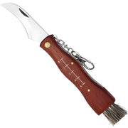 Gljivarski sklopivi nož s četkicom - 17cm / Smeđa KP37717