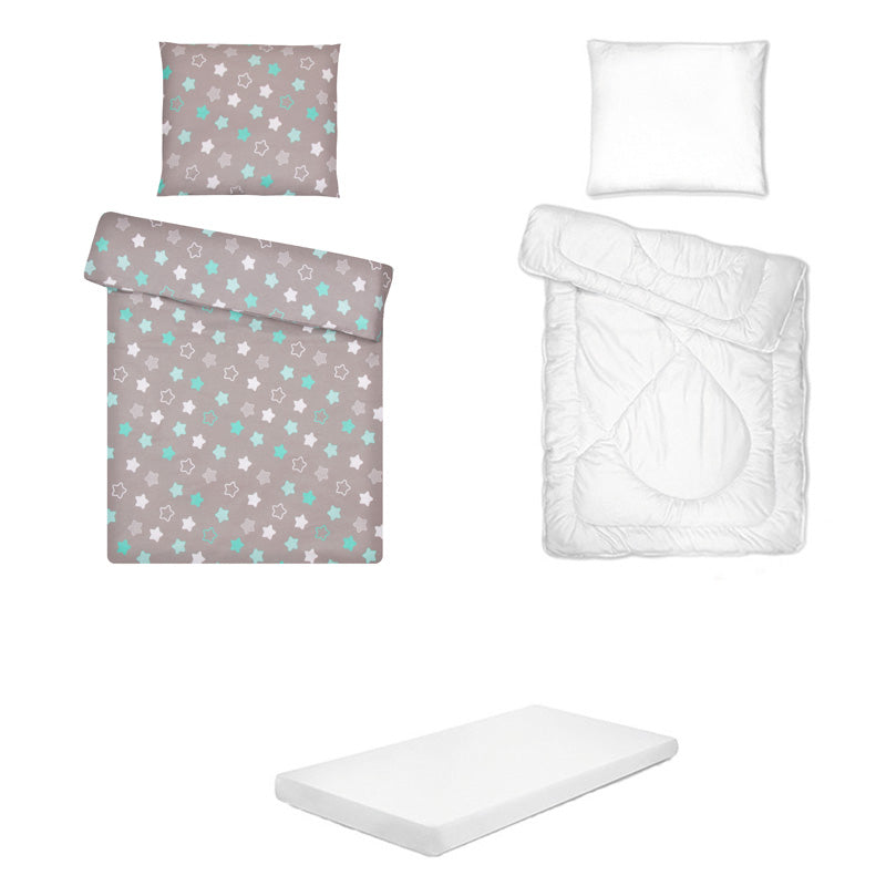 Posteljina set 5 elemenata za krevet 180x80 cm - Uzorak-31