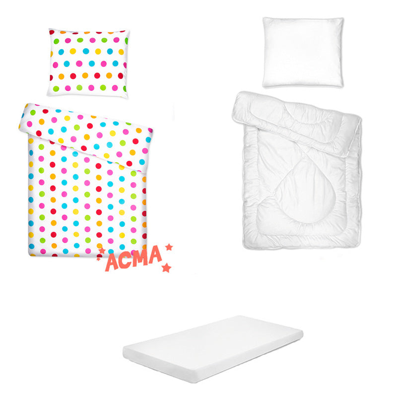 Posteljina set 5 elemenata za krevet 160x80 cm uzorak-32