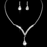 Set DR-29632 - Srebrna / Kristalna KP29632