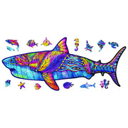 Drvene puzzle - Shark / L KP21844