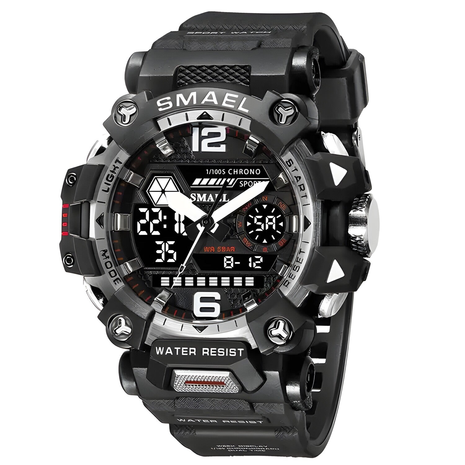 Sat SMAEL GR-29430 - Crna / Srebrna KP29430