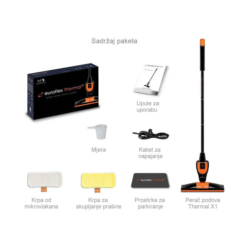 Euroflex Thermal X1 podni parni čistač