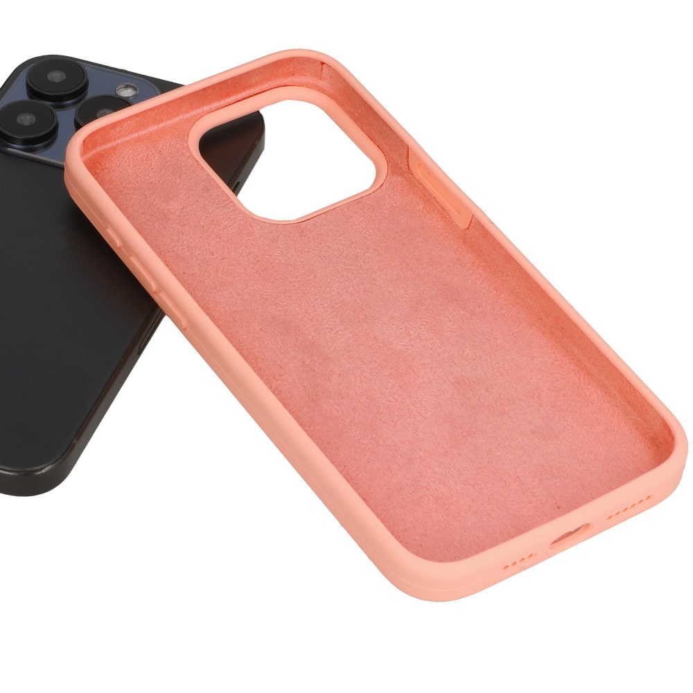 SILIKONSKA LITE MASKA ZA IPHONE 13 PRO MAX boja breskve