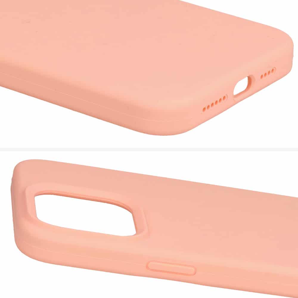 SILIKONSKA LITE MASKA ZA IPHONE 13 PRO MAX boja breskve