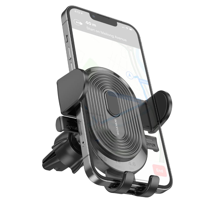 BOROFONE AUTO DRŽAČ BH84 EXPERIENCE ZA VENTILACIJSKU REŠETKU CRNI