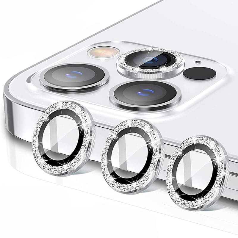 KALJENO STAKLO HARD DIAMOND ZA KAMERU (LEĆE) ZA IPHONE 14 PRO/14 PRO MAX SILVER (LEĆE 3 KOMADA)