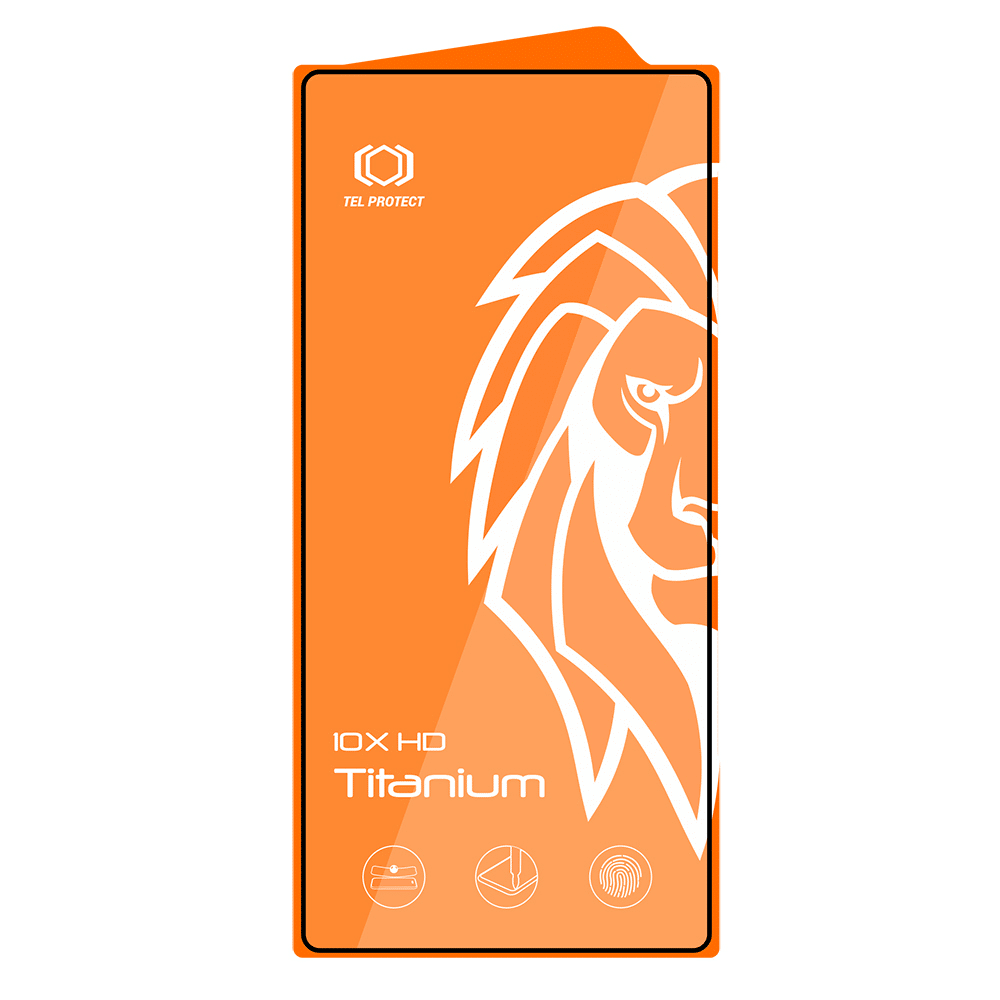 Kaljeno staklo Tel Protect 10X HD Titanium za Samsung Galaxy S25 Ultra (s otključavanjem otiskom prsta)