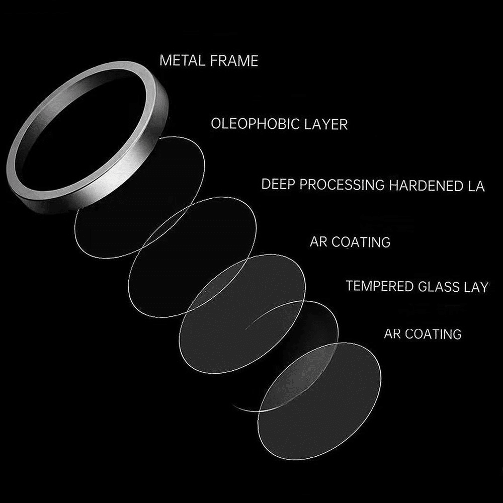 Kaljeno staklo Tel Protect Titanium Lens 99% AR na kameri za Samsung Galaxy S25 transparent (leće 3 kom.)