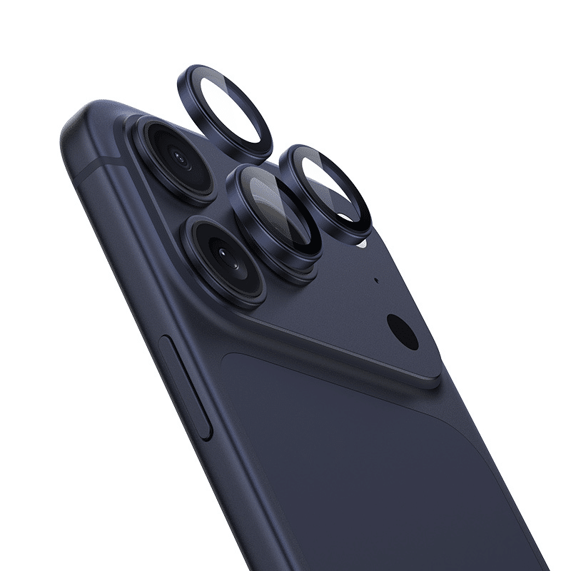 Benks kaljeno staklo DR Sapphire zaštita za kameru za iPhone 17 Pro/17 Pro Max (3 komada leća) plava