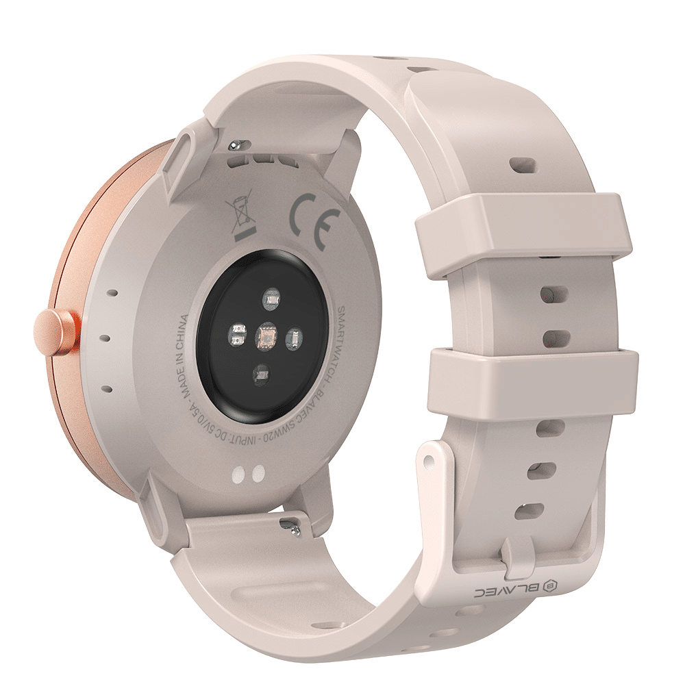 Blavec pametni sat W-20 Solea HD AMOLED GPS glasovni poziv - ružičasto zlato + 2 remena