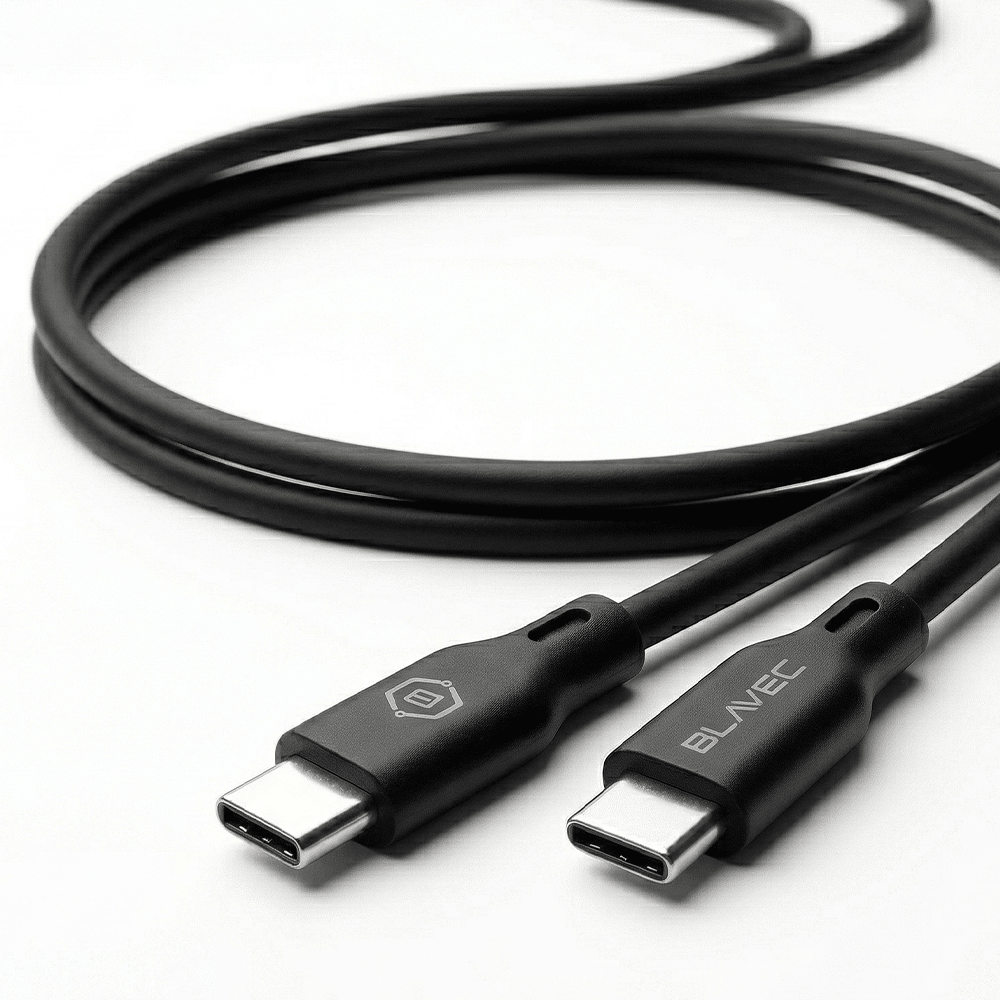 Auto punjač Blavec Aero - USB + Type - C - QC 3.0 18W PD 30W s Type - C na Type - C kabelom