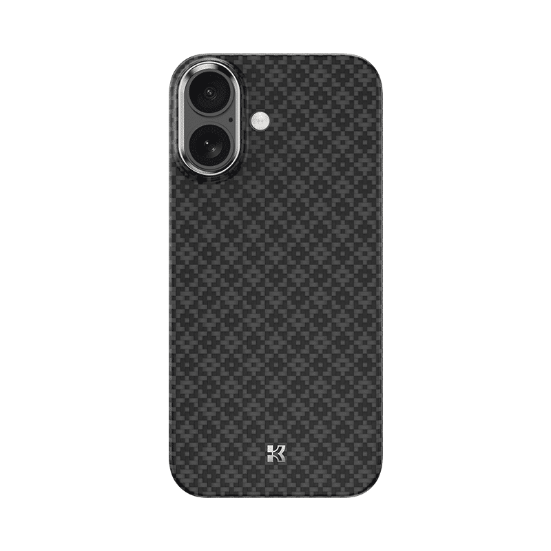Benks Magnetic Air Armor Grid Kevlar maska ​​s metalnim okvirom 600D za iPhone 17 crna