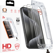 Tel Protect Dust-Free Easy Fit Full Glue 6D kaljeno staklo za Samsung Galaxy S26 crno (s otključavanjem otiskom prsta) – 2 kom.