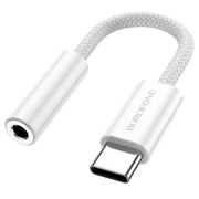 Borofone adapter BV15 Audio - tip C na 3,5 mm priključak - srebrni (DAC)