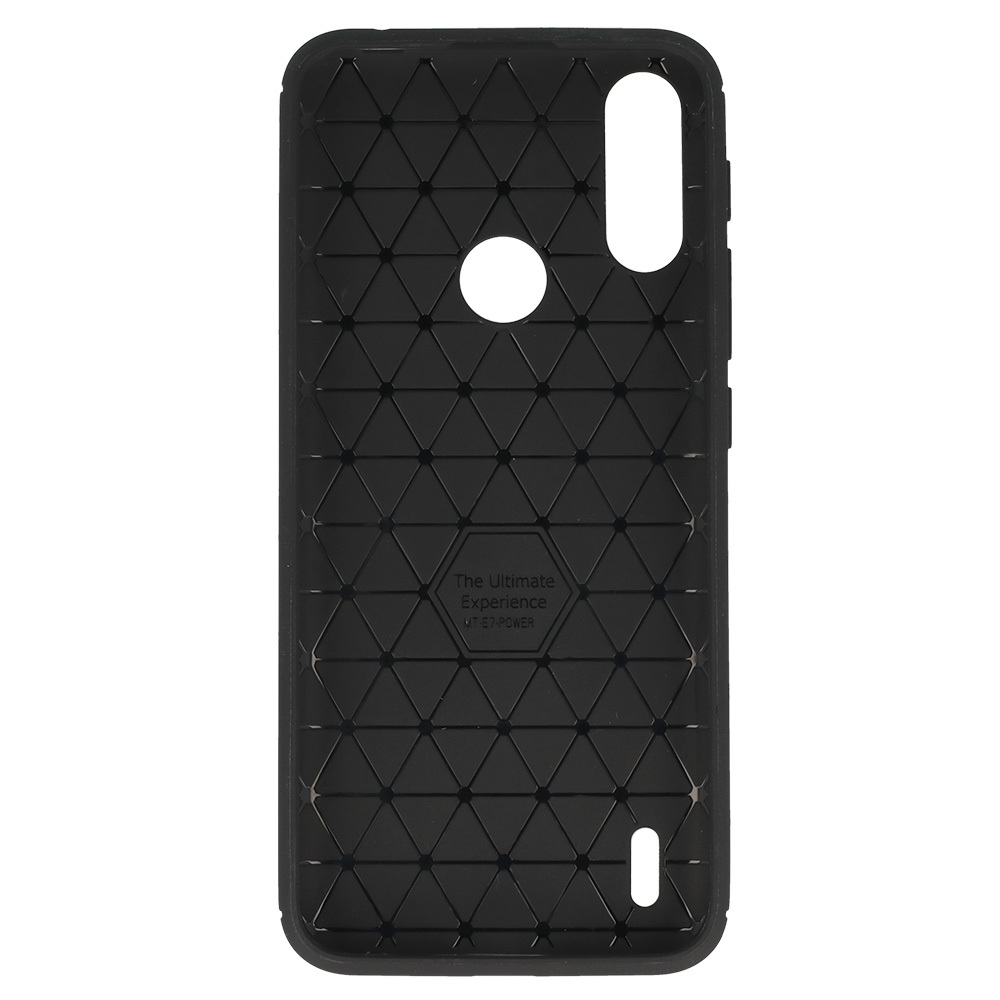 Vennus Carbon Elite maska za Motorolu E7 Power/E7i Power crna