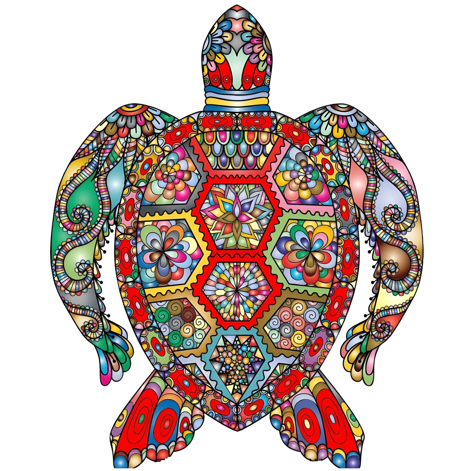 Drvene puzzle - Turtle / S KP21988