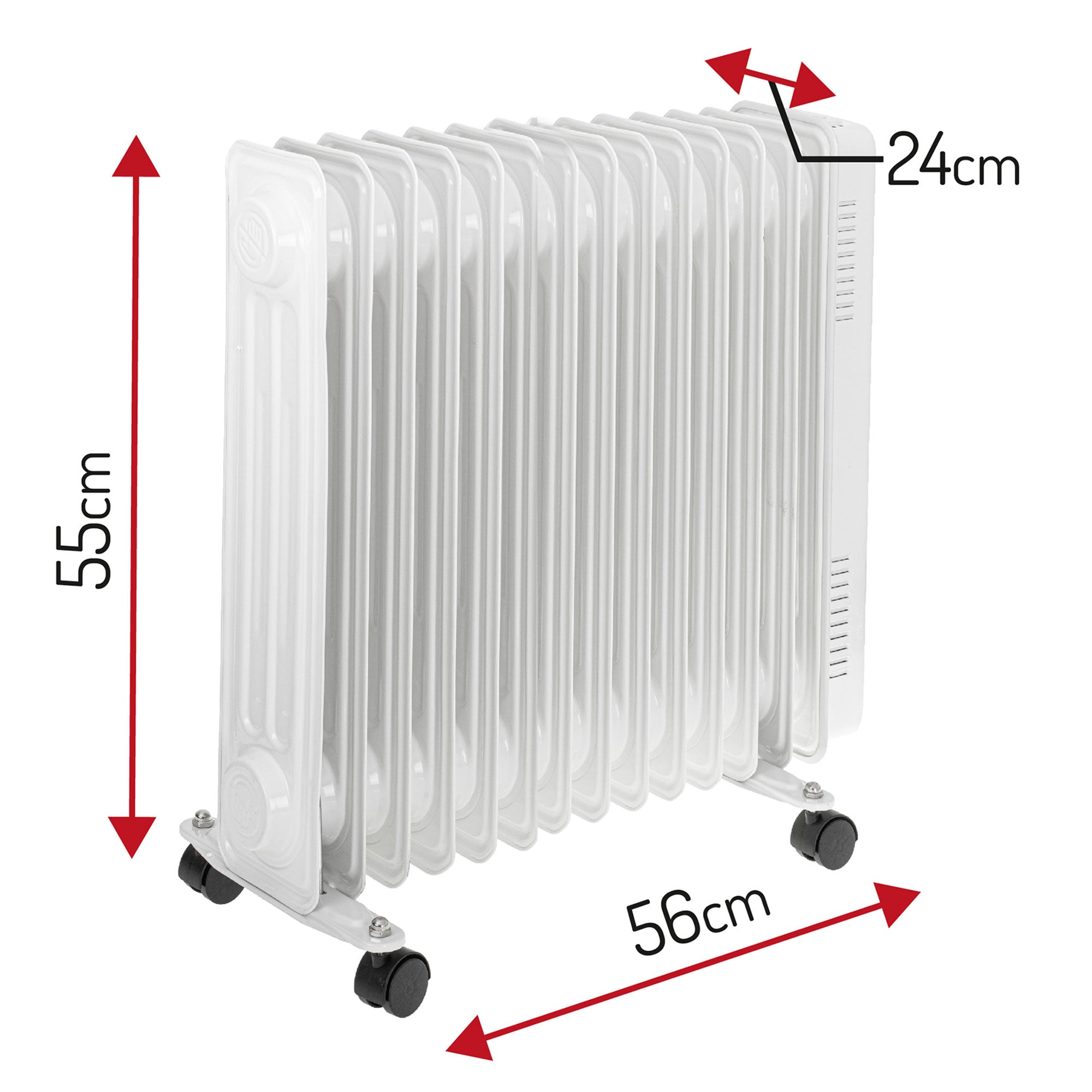 Uljni radijator AD 7818, 13 rebara, 2500W