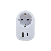 Utikač šuko USB A/C GA01/01UC