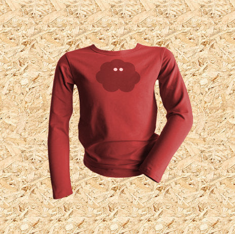 Dječja majica UV MINI PITONKA cigla crvena