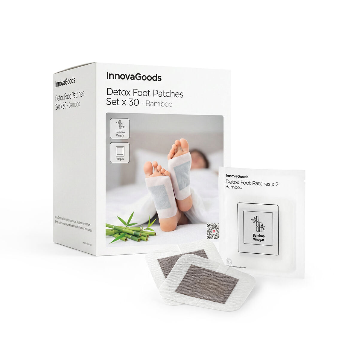 Detoksifikacijski Flasteri za Stopala Bamboo InnovaGoods 30 kom.