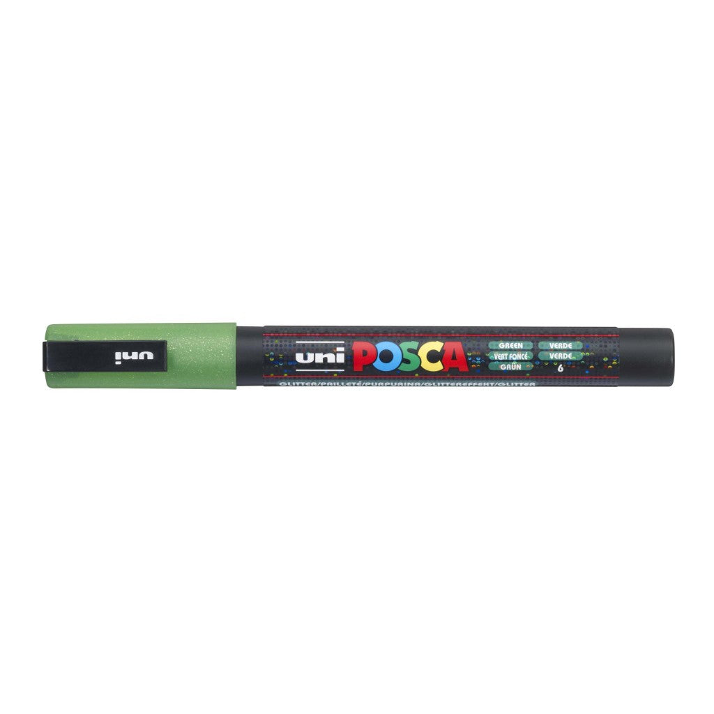 Marker Uni pc-3ml Posca bleščeč zeleni