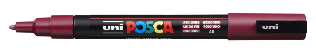 Marker Uni pc-3m Posca crveni_boja vina